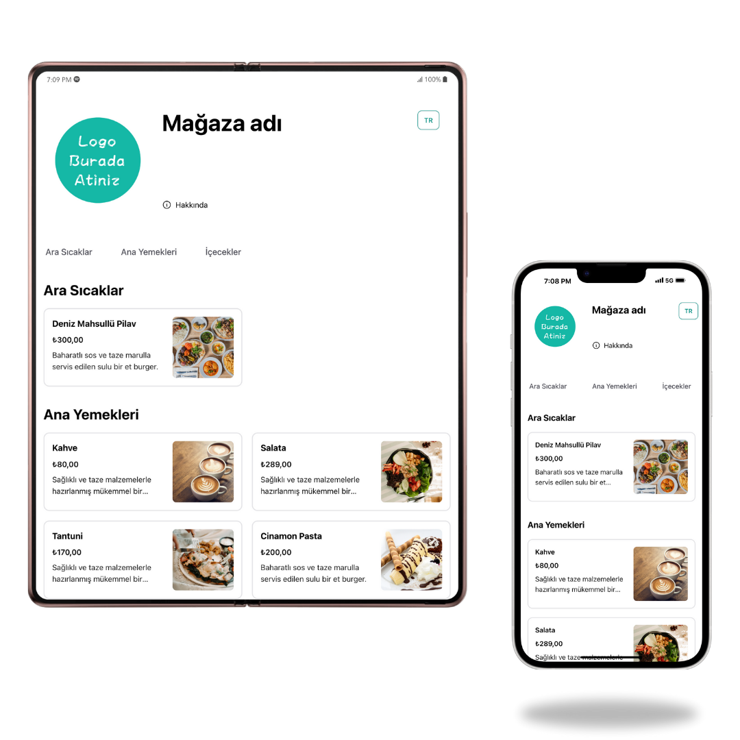 Menus Built for All Devices